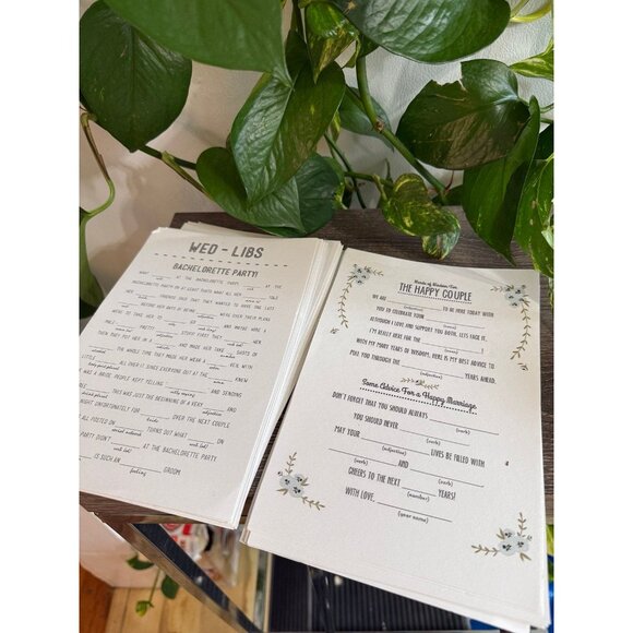 Other - WED-LIBS & words of wisdom’s Wedding papers